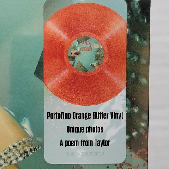 VINYL Taylor Swift: The Life Of A Showgirl - Orange Glitter LP NEW / SEALED - Picture 2 of 6